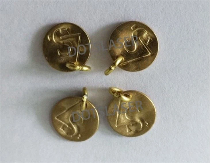 Brass jewelry laser spot welding