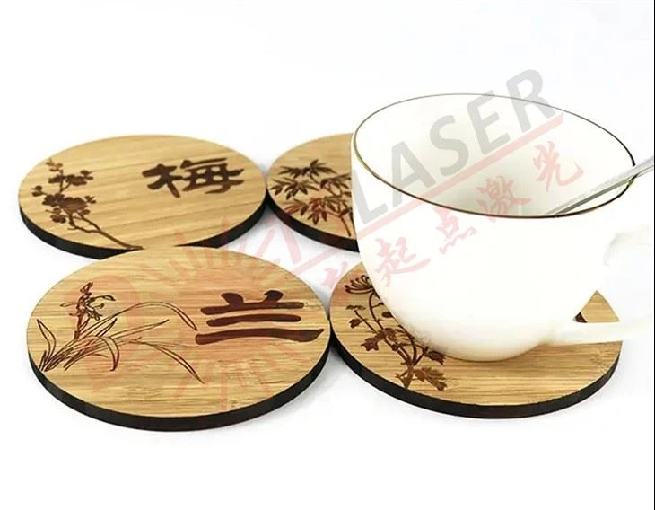 CO<sub>2</sub>লেজার এনগ্রেভিং কোস্টার CO<sub>2</sub> Laser Engraving Coasters
